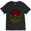 american football skull V-Neck Tee