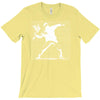 with banksy flower bomb print T-Shirt