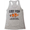 lost fish Racerback Tank