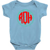 chevron circle Baby Bodysuit