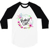 floral baby girl 3/4 Sleeve Shirt