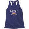 donut touch me funny Racerback Tank