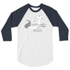 nuke the whales 3/4 Sleeve Shirt