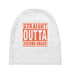 straight outta second grade Baby Beanies
