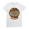 Astronaut Helmet Tiger Versace Ladies Fitted T-Shirt