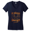Float Down (f140) Women's V-Neck T-Shirt