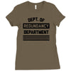 redundancy Ladies Fitted T-Shirt