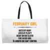 February Girl Hated By Many Weekender Totes