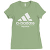 abadass aquarius funny horoscope Ladies Fitted T-Shirt