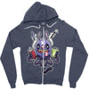 the god of creative juices Zipper Hoodie