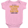 Never Underestimate The Strength Of A Childhood Cancer Warrior Infant Clothing