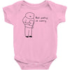 bad poetry Baby Bodysuit