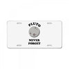 pluto never forget License Plate