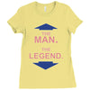 the man   the legend funny Ladies Fitted T-Shirt