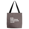 tribe called quest names Tote Bags