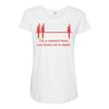 for a moment there you bored me to death Maternity Scoop Neck T-shirt