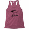 my lashes Racerback Tank