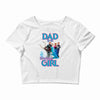 dad of the birthday girl Crop Top