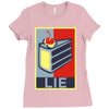 lie Ladies Fitted T-Shirt