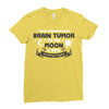 I Love Someone with Brain Tumor to The Moon and Back to Infinity and B Ladies Fitted T-Shirt