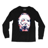 michael myers floral mask Long Sleeve Shirts