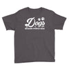 Dogs Because People Suck Youth Tee
