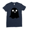 boo.... Ladies Fitted T-Shirt