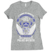 I Own It Forever The Title Police Officer Ladies Fitted T-Shirt