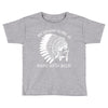 my indian name is runs with beer Toddler T-shirt
