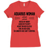 Aquarius Woman Ladies Fitted T-Shirt