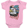 beer eagle graphic Baby Onesie