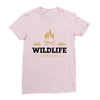 Wildlife Camping Ladies Fitted T-Shirt