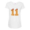 Eleven Waffle Maternity Scoop Neck T-shirt
