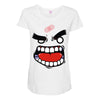 anger tee (flat version) Maternity Scoop Neck T-shirt