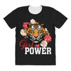 Girl Power White Write All Over Women's T-shirt