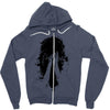 sad girl Zipper Hoodie