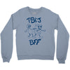 peanut butter and jelly bff Crewneck Sweatshirt