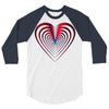 love red best 3/4 Sleeve Shirt