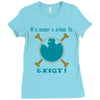 IT'S NEVER A CRIME TO EXIST Franky  One Piece Ladies Fitted T-Shirt