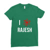i heart rajesh Ladies Fitted T-Shirt