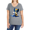the purrfect gift Ladies Curvy T-Shirt