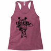 nerd giraffe Racerback Tank