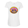 Angry Donut Maternity Scoop Neck T-shirt