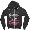 Celebrating With The 70th Birthday Queen Zipper Hoodie