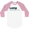 lamp   brick tamland likes this facebook thumbs up mens white t shirt 3/4 Sleeve Shirt