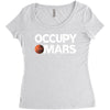 occupy mars Women's Triblend Scoop T-shirt