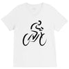 bike rider biker cyclist V-Neck Tee