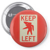 keep left shark Pin-back button