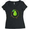 grow a pear Women's Triblend Scoop T-shirt