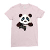 Gamer Panda Ladies Fitted T-Shirt